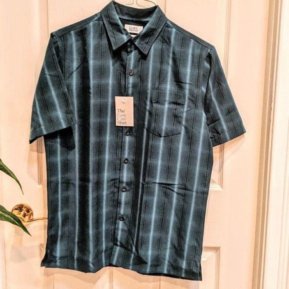 Men's Croft & Barrow Short Sleeve Shirt NWT Small